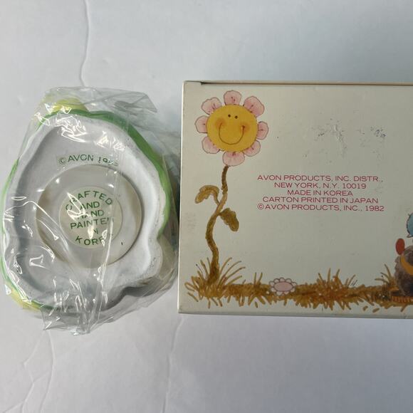 Vintage Avon Humpty Dumpty Hand Painted Bank 1982 New In Box - Picture 6 of 10